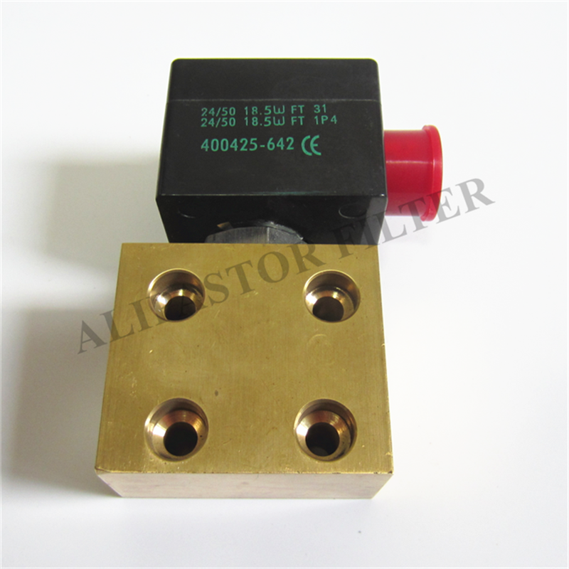 1089059001 1089059021 Compressor Spare Parts Solenoid Valve