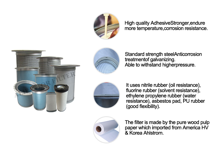 air compressor oil gas separator air compressor oil gas separator